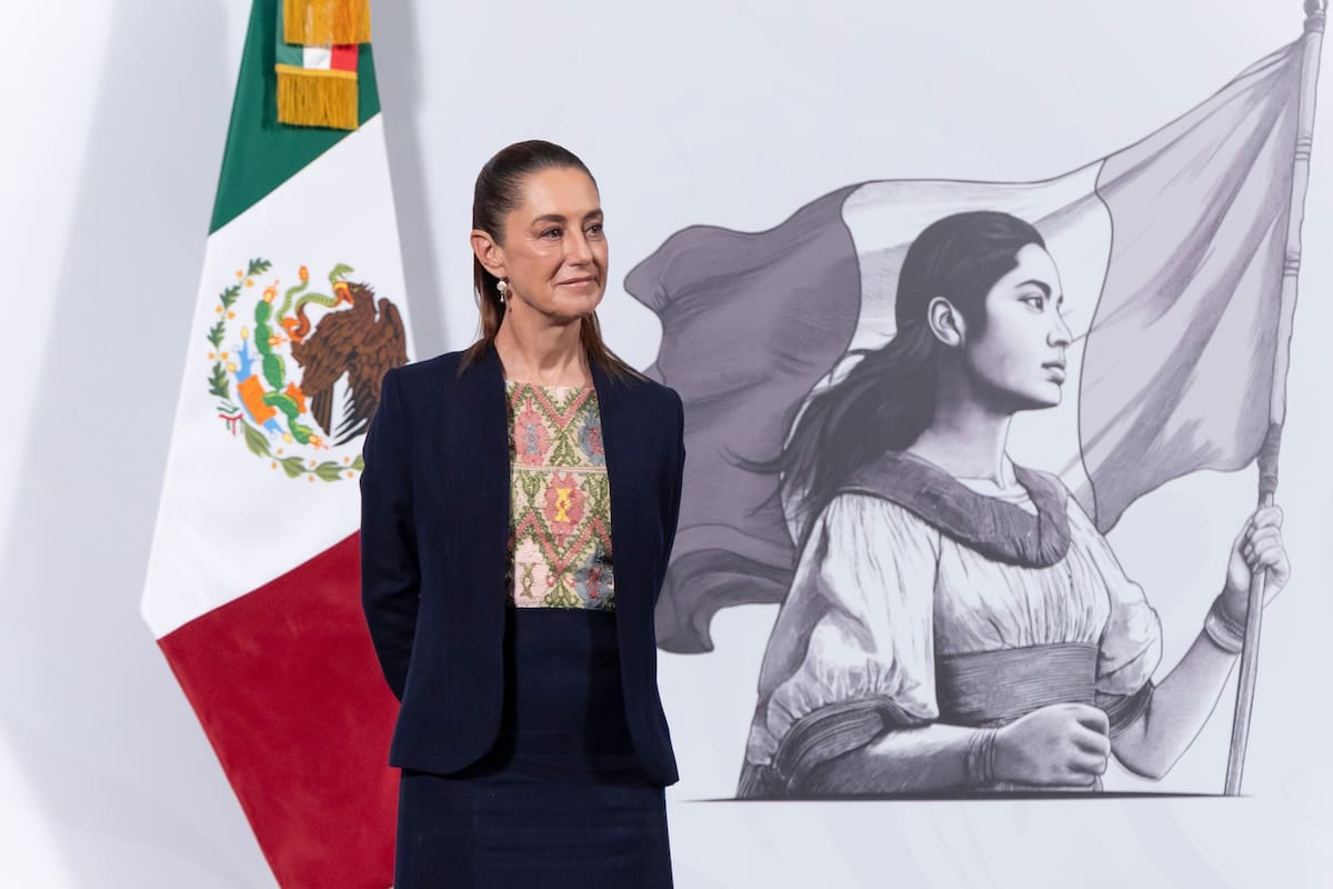 La presidenta Claudia Sheinbaum Pardo en su 'Conferencia del Pueblo' del 29 de septiembre del 2025. | Crédito: Presidencia