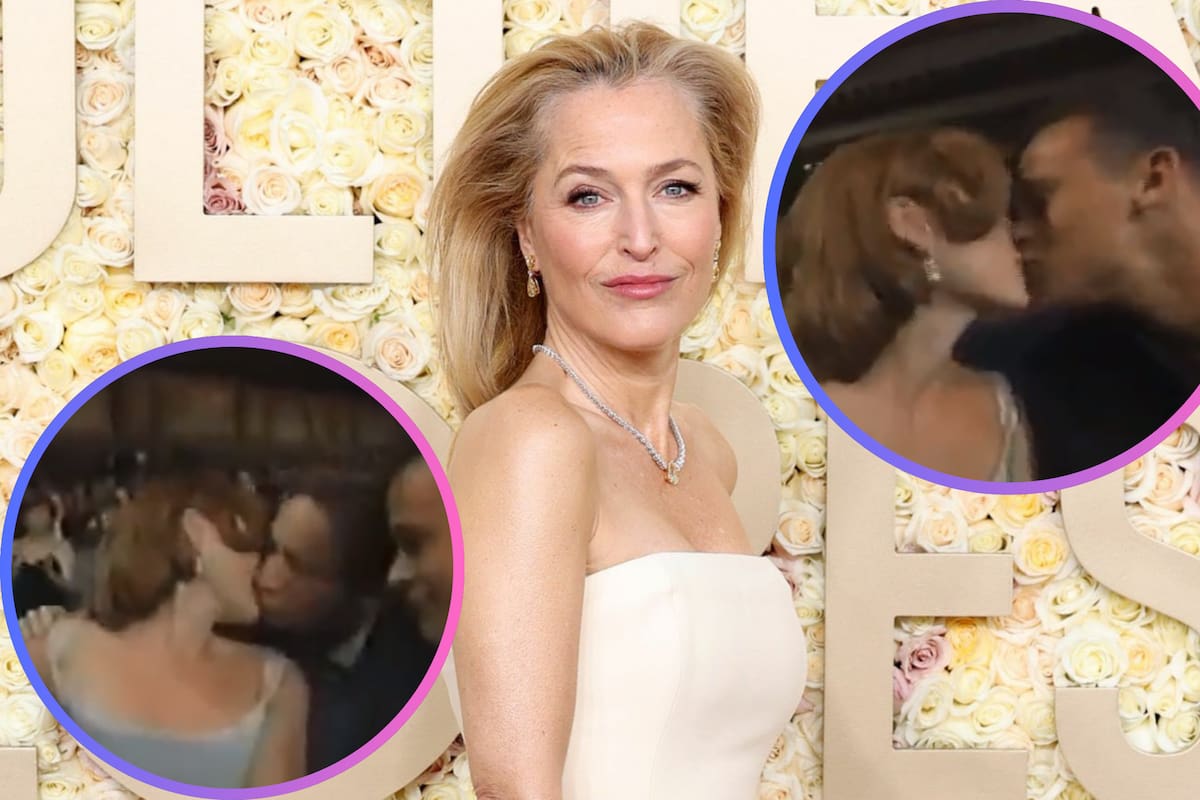 Gillian Anderson de “The X-Files” aclara los besos controversiales de los Emmy de 1997