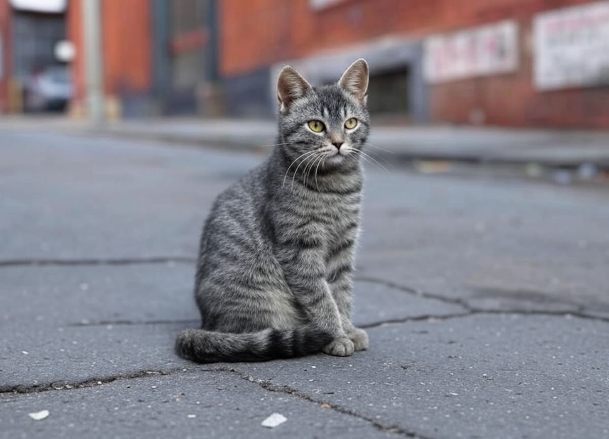 Brindar un hogar temporal a un gato mientras se encuentra un adoptante responsable puede salvarle la vida. Foto: Grok.