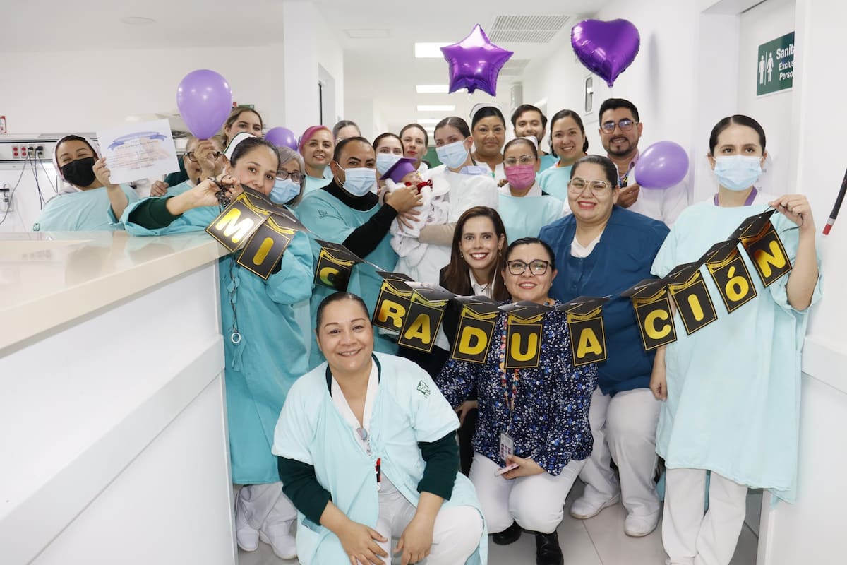 Realiza IMSS Sonora ceremonia de graduación a recién nacidos prematuros