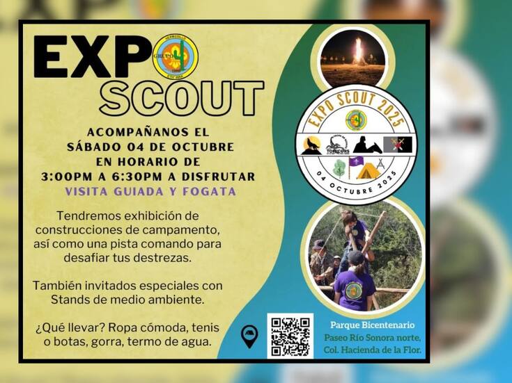 Conoce más sobre las actividades al aire libre del Grupo de Scouts Eth’wak este sábado en la Expo Scout