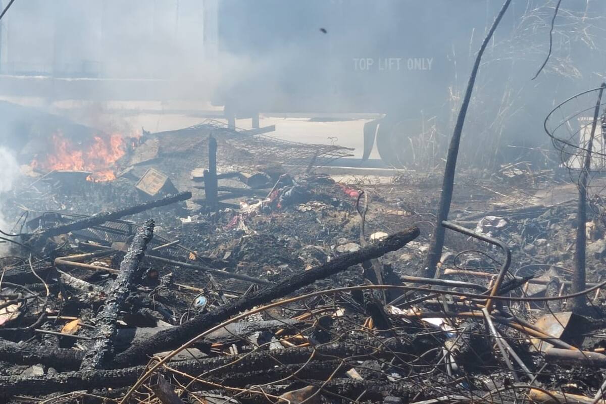 Incendio consume dos casas en la colonia Nueva Esperanza