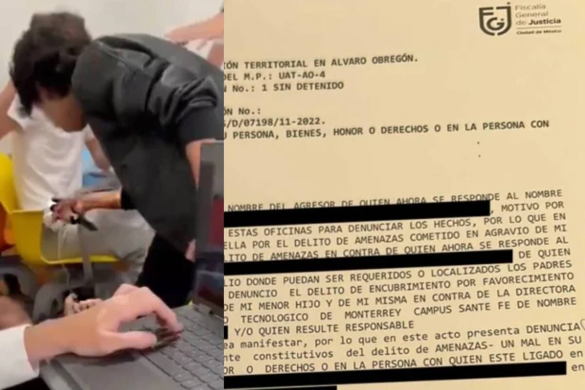 CDMX: Captan a alumno sacando navaja y amenazando a compañero de prepa; Fiscalía investiga