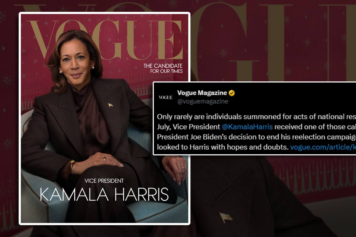 Kamala Harris: “La candidata de nuestro tiempo”, según Vogue