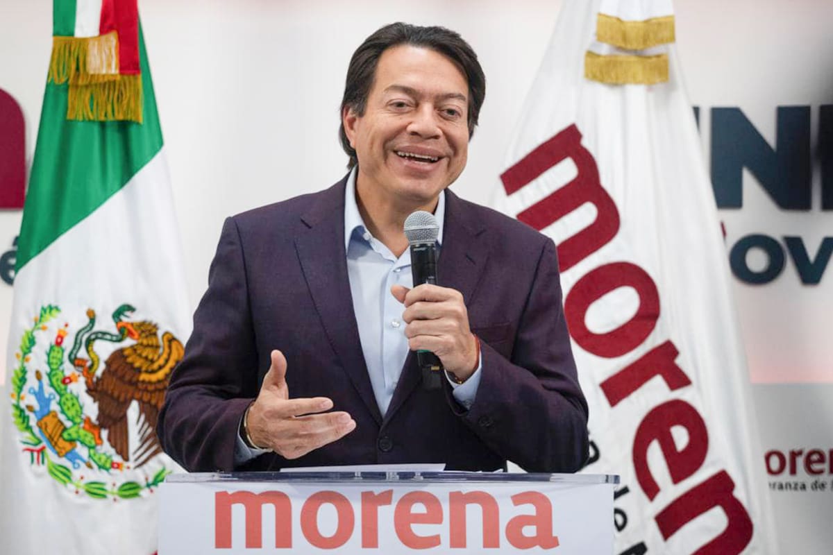 Así se despide Mario Delgado de la dirigencia de MORENA (Foto)