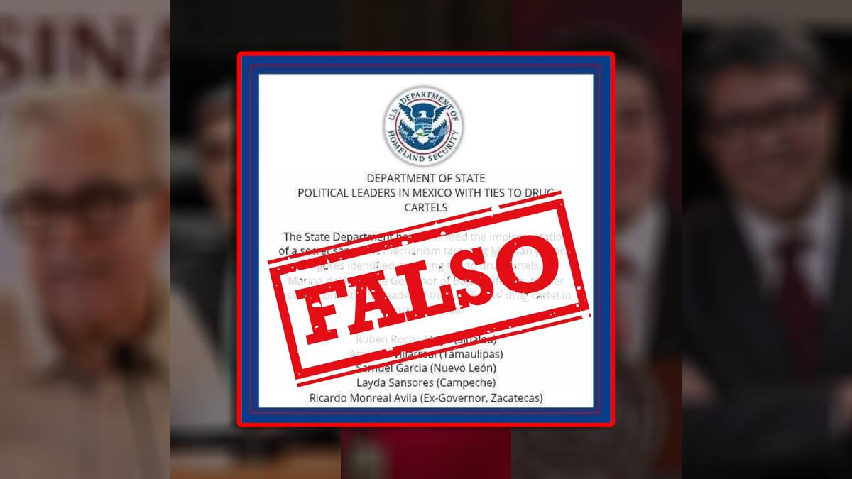 Embajadas de EEUU y México declaran que la supuesta lista de políticos mexicanos vinculados al crimen organizado es falsa