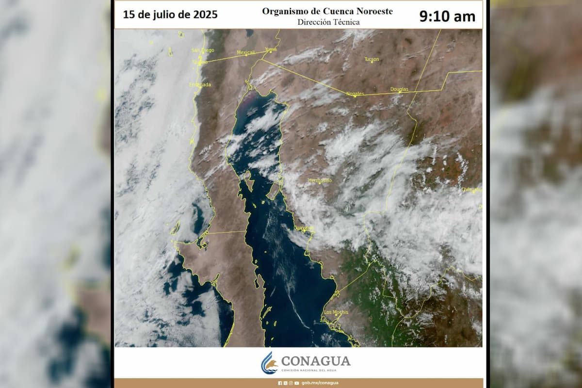 Se acercan fuertes tormentas al Norte de Sonora