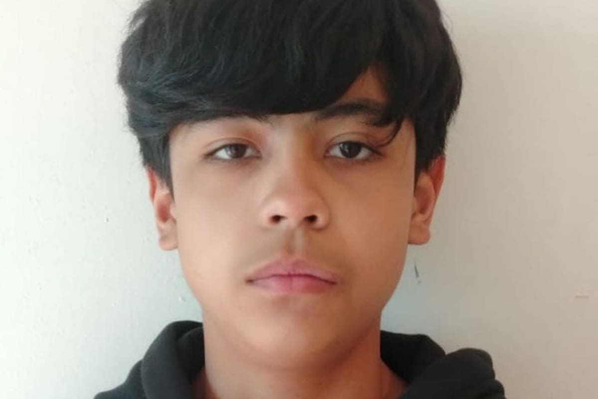 Se busca a Miguel Ángel Ortiz Cardona de 14 años