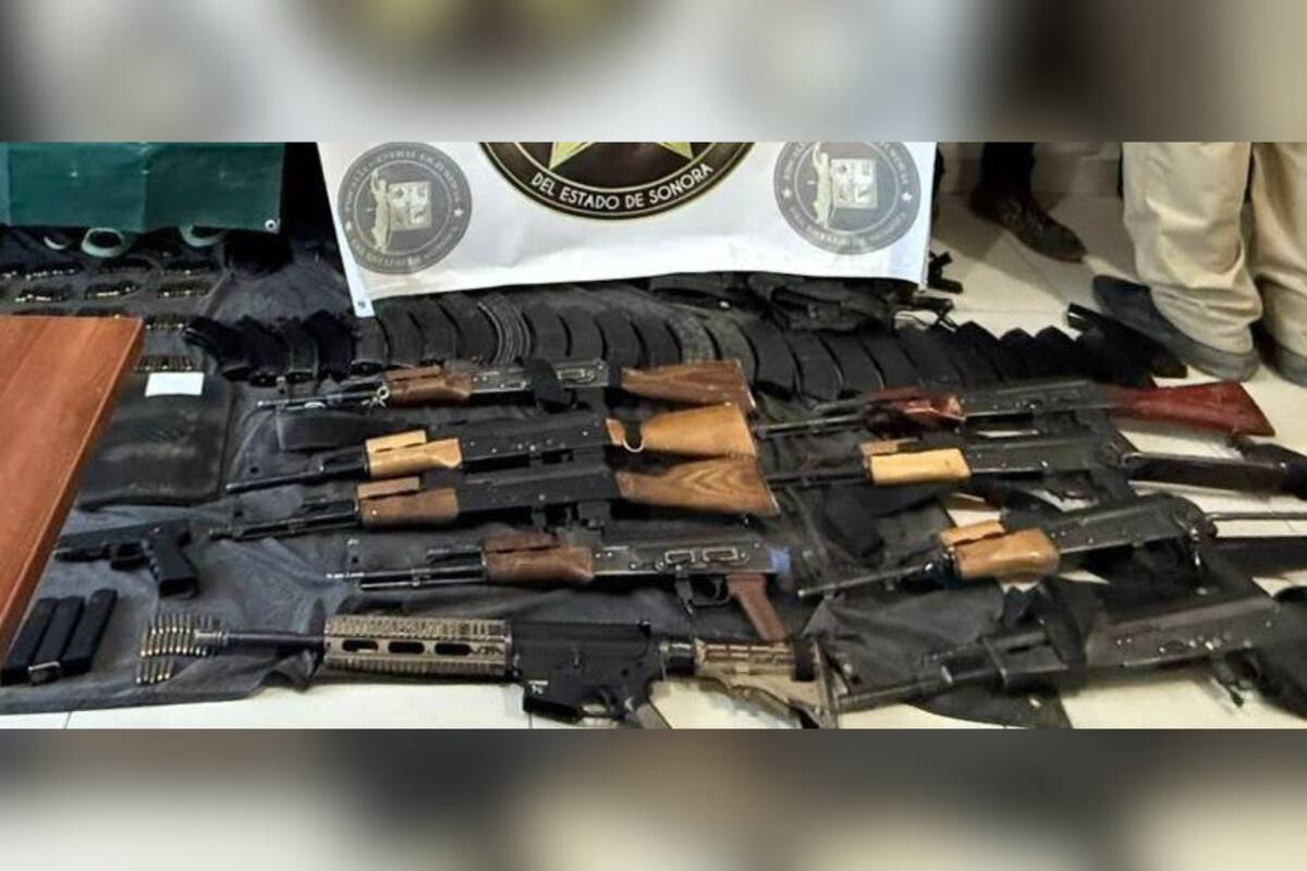 Detienen a 11 con armas en operativo conjunto en Caborca