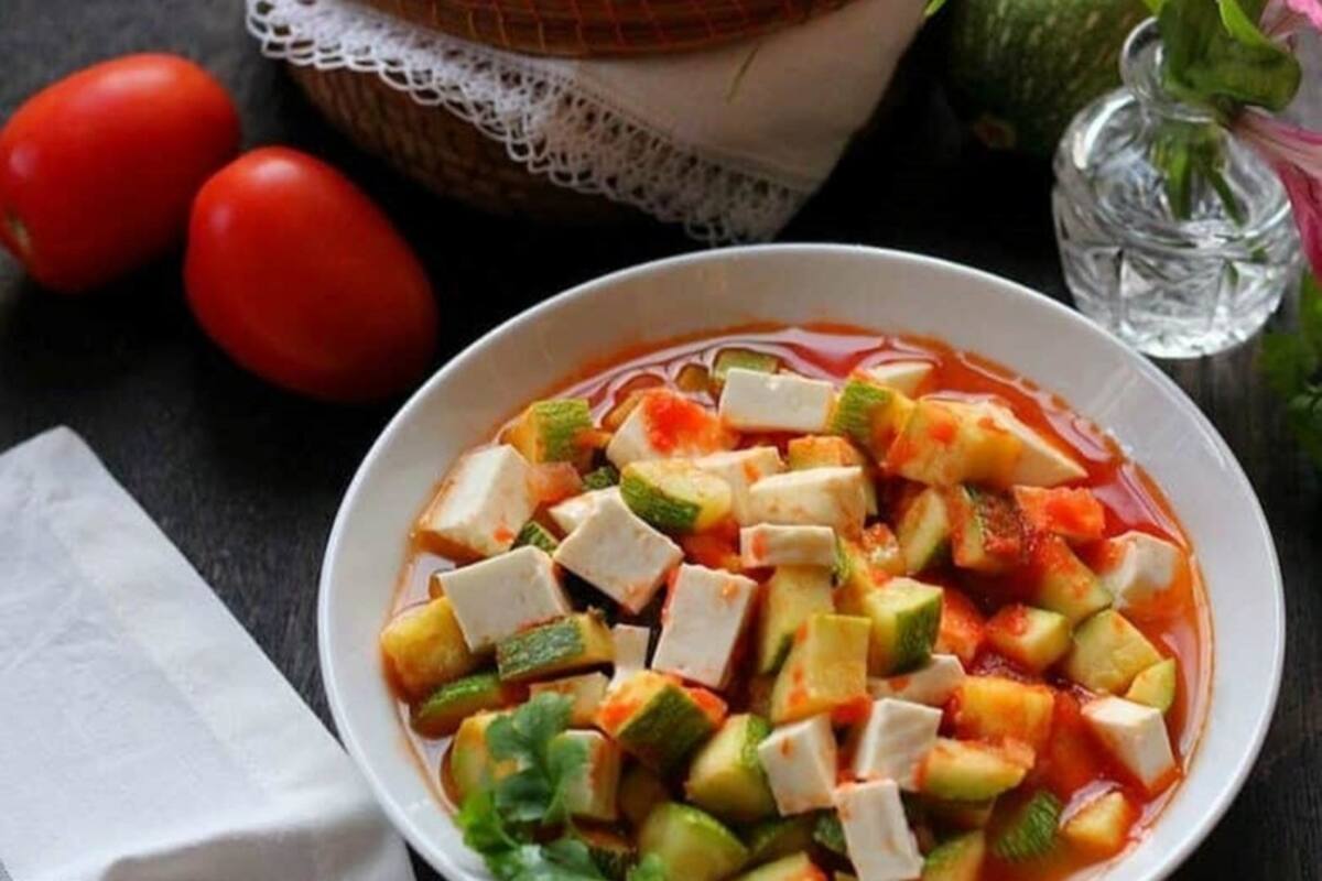 Calabacitas con queso