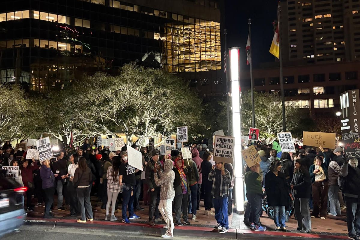 Protestan en San Diego contra ICE