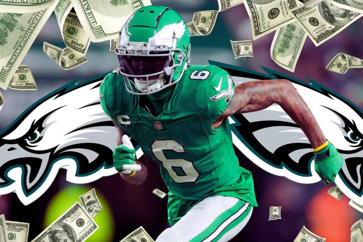 NFL: DeVonta Smith firma un contrato histórico con los Philadelphia Eagles por 3 años y $75 millones de dólares