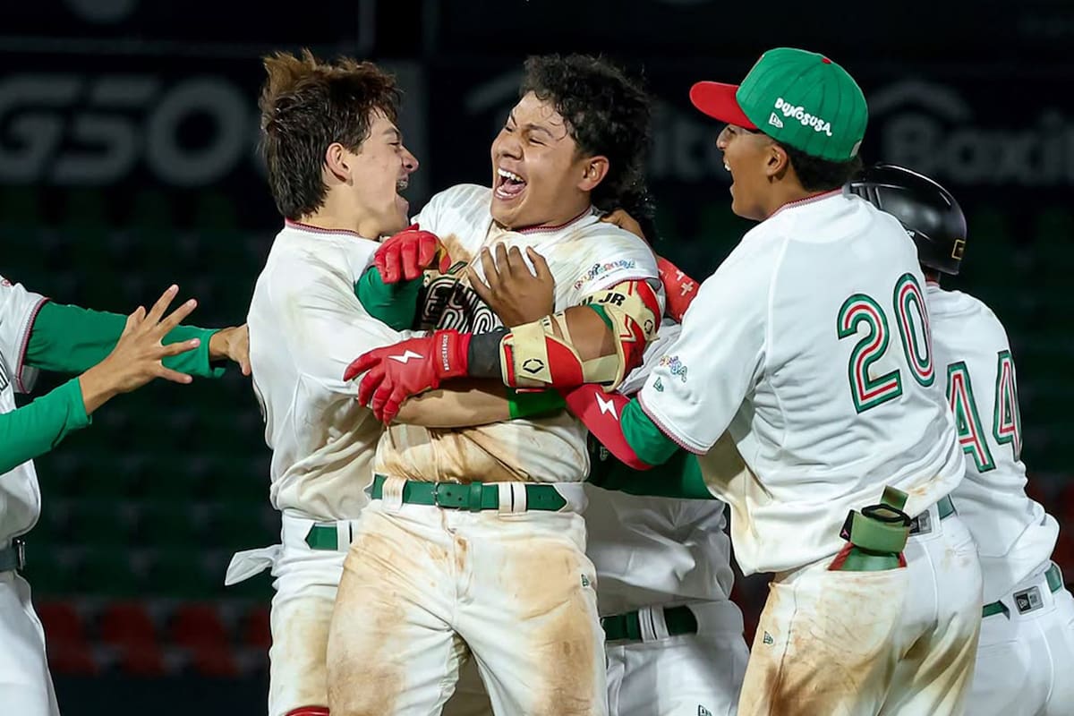 México dejó en el terreno a República Dominicana y sigue invicto en el Mundial de Beisbol Sub-15