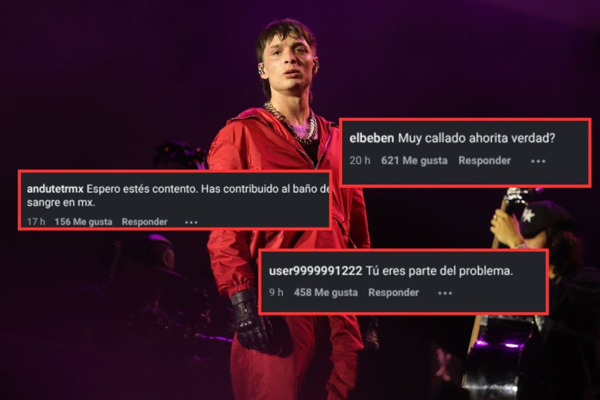 Crítican a Peso Pluma por su música en medio de una crisis de seguridad en Jalisco tras la muerte de “El Mencho”; los señalan como parte del problema