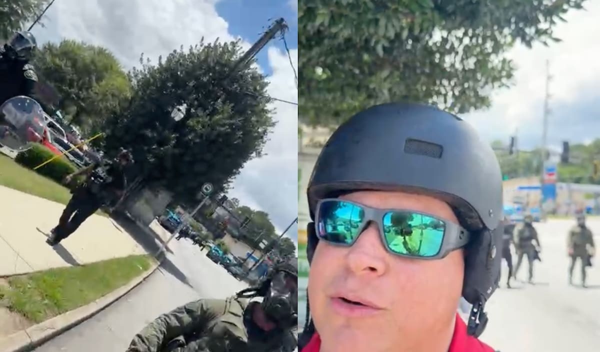 Capturan a reportero en plena transmisión en vivo; ahora está en manos de ICE. FOTO: Capturas de Pantalla