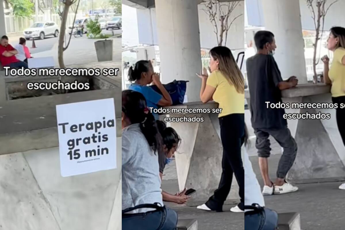 Psicóloga se vuelve viral por ofrecer terapia gratis en las calles de Monterrey