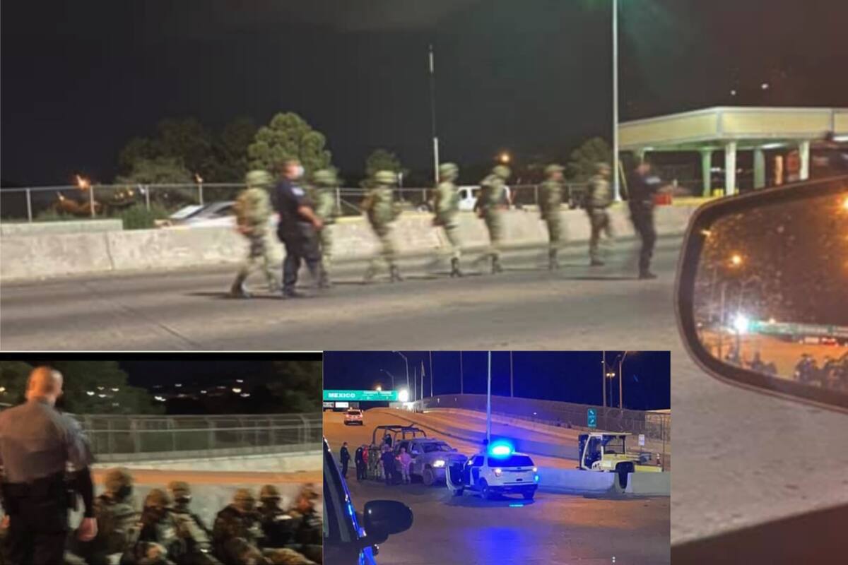 VIDEO: Detienen en Garita de Texas a 7 soldados mexicanos