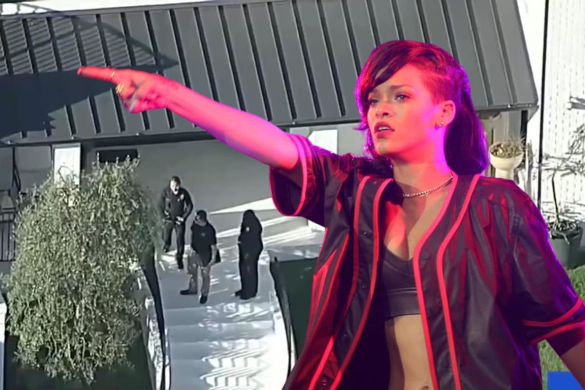Rihanna sale ilesa tras un tiroteo en su mansión de Beverly Hills y detienen a una mujer por intento de homicidio