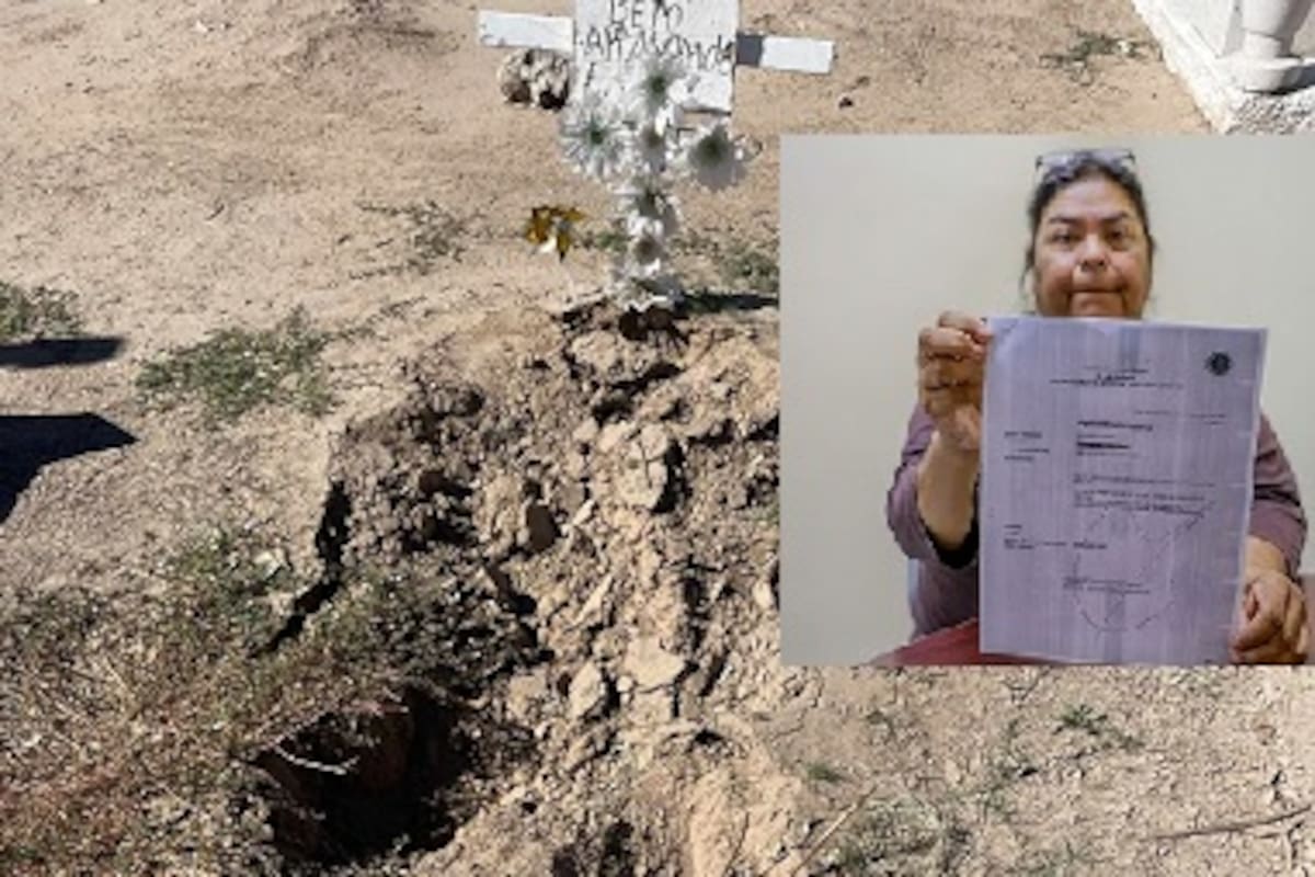 Denuncian daño a tumba de su padre; panteón culpa a las lluvias