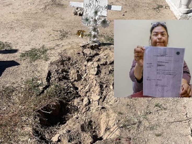 Denuncian daño a tumba de su padre; panteón culpa a las lluvias