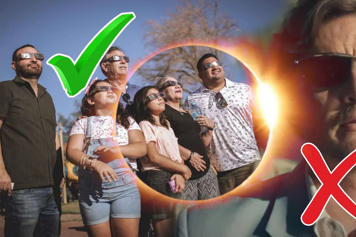 ¿Qué pasa si ves un eclipse usando solo lentes negros?