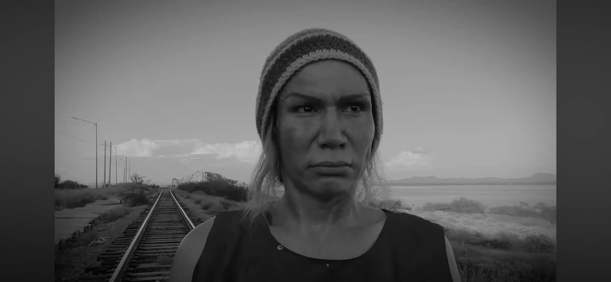 La actriz Paulina Gastelum en el cortometraje "Umbilical" de Marcos Maytorena. Foto: Cortesía