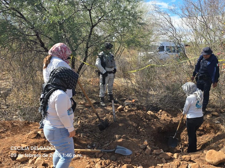 Restos calcinados localizados en Real del Alamito por Buscadoras Por La Paz: se esperan pruebas de ADN