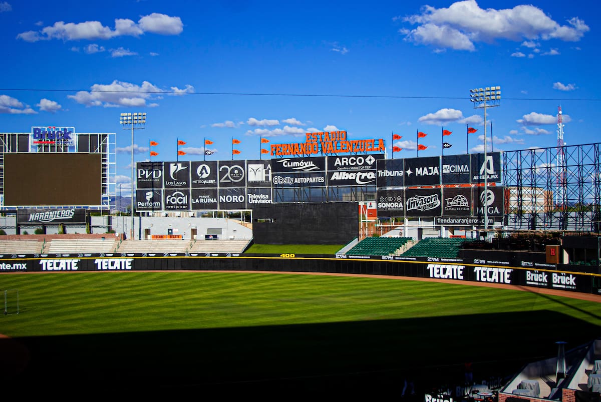 El estadio de los Naranjeros de Hermosillo adoptó el nombre "Fernando Valenzuela" desde el año 2023. (Foto: Patrizio Caro)
