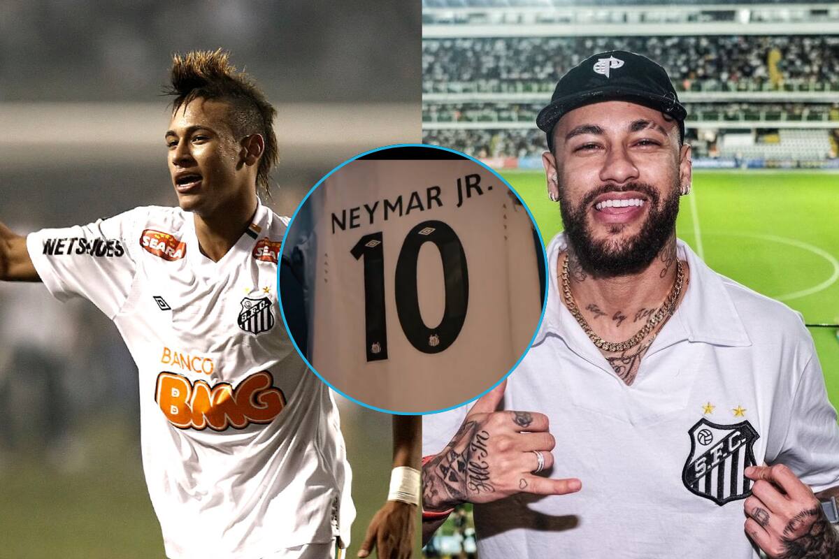 Neymar Jr. da golpe de nostalgia tras volver al Santos; usará la mítica ‘10′ de Pelé