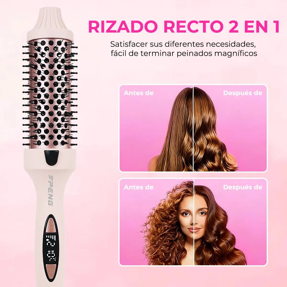 Según la descripción del producto, este también tiene la opción de rizado 2 en 1. | Foto: Mercado Libre