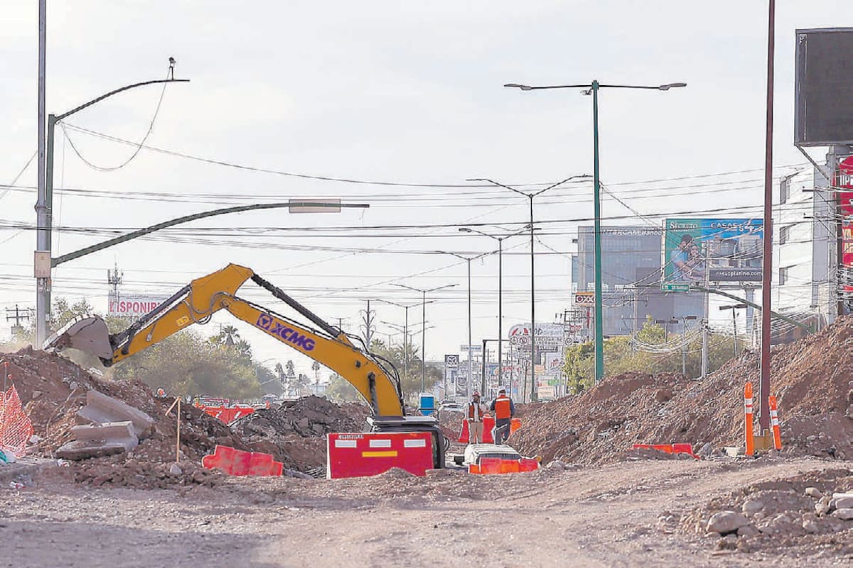 ¿Cómo va la obra del puente desnivel en Colosio y Solidaridad de Hermosillo?