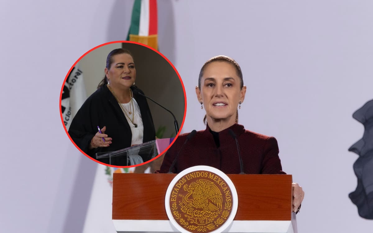 Sheinbaum responde sobre polémica de Guadalupe Taddei que se debe auditar al INE y “no debe haber sombra de corrupción”. | Crédito: Presidencia/Banco digital GH