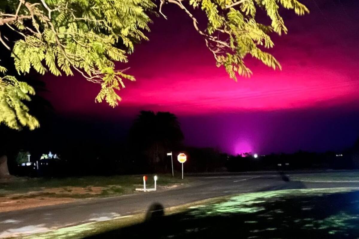 El misterioso resplandor rosado que causó inquietud en una ciudad australiana