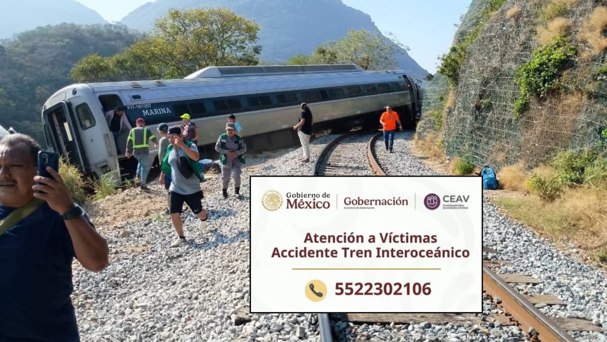Línea de emergencia por descarrilamiento del Tren Interoceánico: cómo funciona y a quién llamar para ubicar a familiares. Foto: X de Manuel Lopez San Martin @MLopezSanMartin