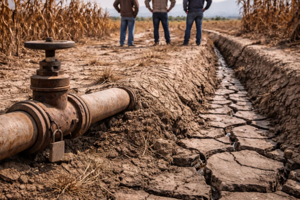 Agricultores denuncian que pago de agua a Estados Unidos dejó sin riego a 50,0000 hectáreas en Tamaulipas