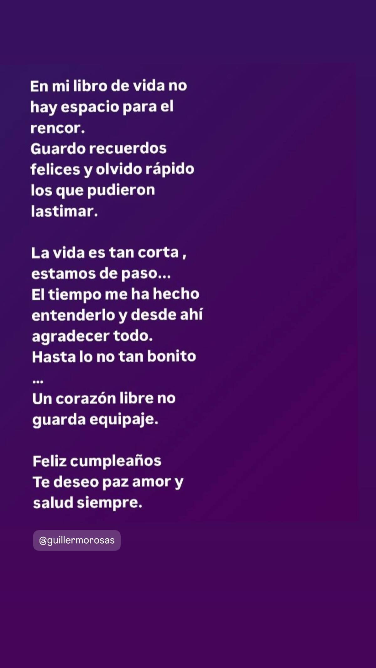 El mensaje de Anahí.