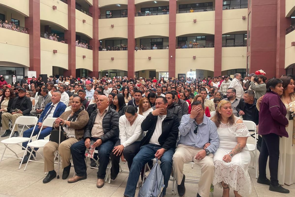 Del noviazgo largo al altar; Rosarito celebra 235 matrimonios colectivos