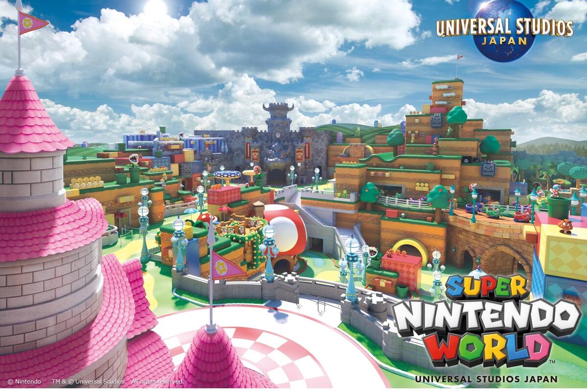 Universal Studios publica imagen del parque temático de Nintendo