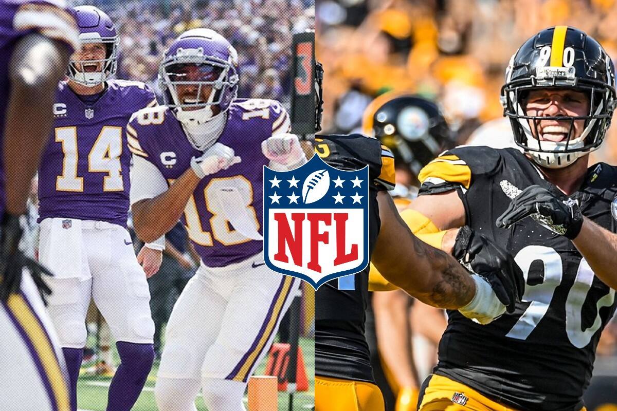 NFL: Pittsburgh Steelers y Minnesota Vikings se mantienen como invictos en la semana 3