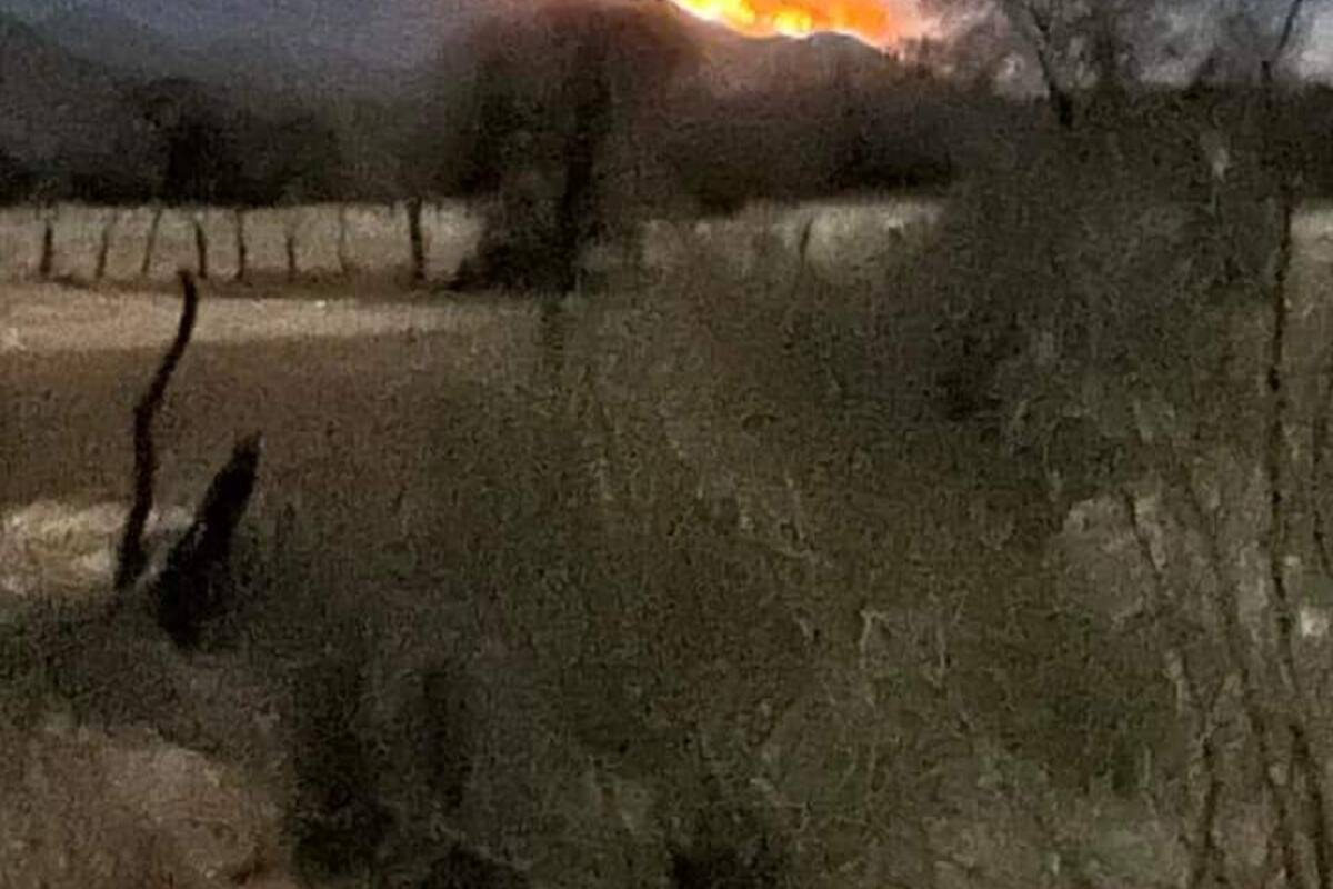 Aumentan personal para combatir incendio forestal en la sierra alta de Aconchi