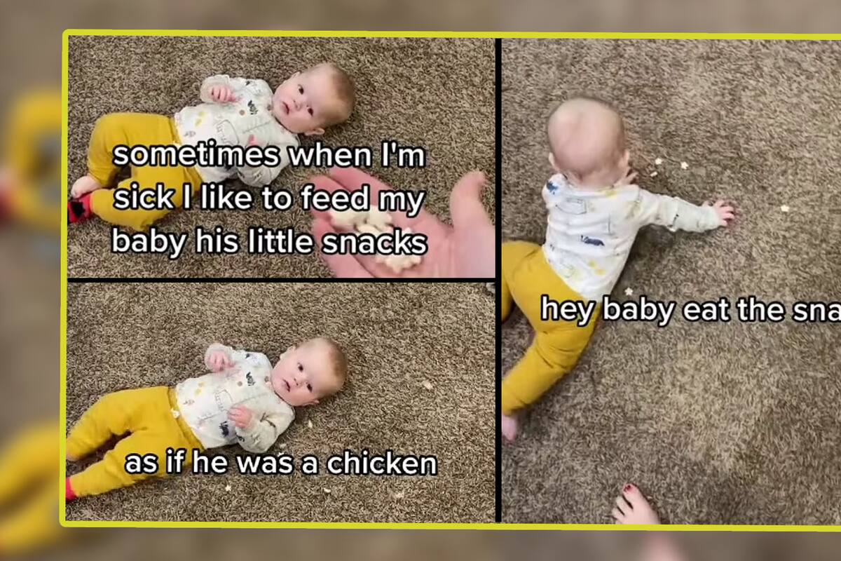 TikTok: Madre alimenta a su hijo "como si fuera un pollo" y es criticada en redes