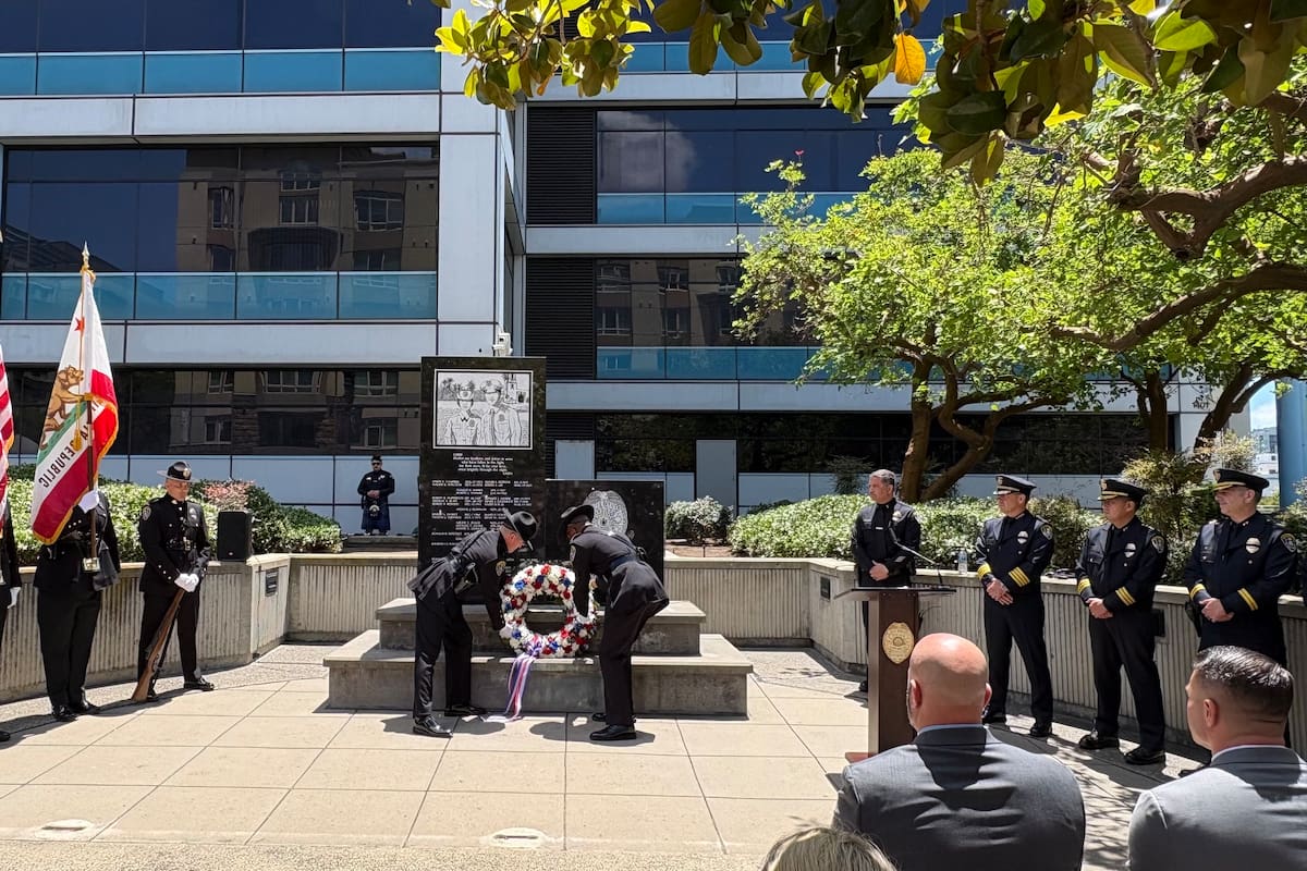 Conmemoran a oficiales caídos del Departamento de Policía de San Diego
