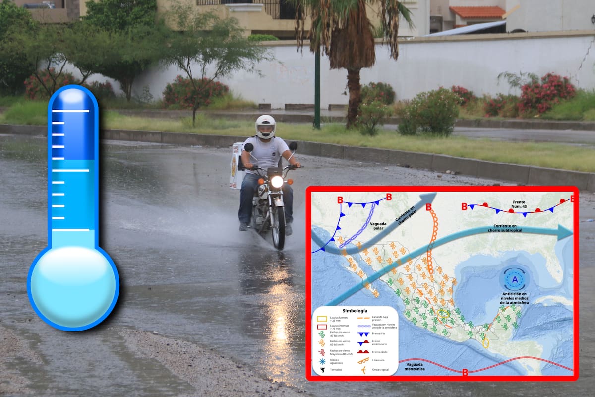 SMN alerta por línea seca, vaguada polar y corrientes en chorro polar y subtropical