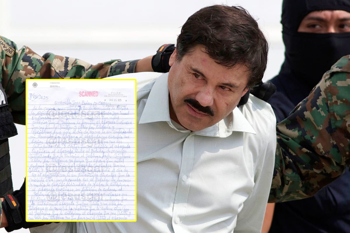 ¿Qué dice la carta que el “El Chapo” Guzmán le mandó al juez Brian Cogan?