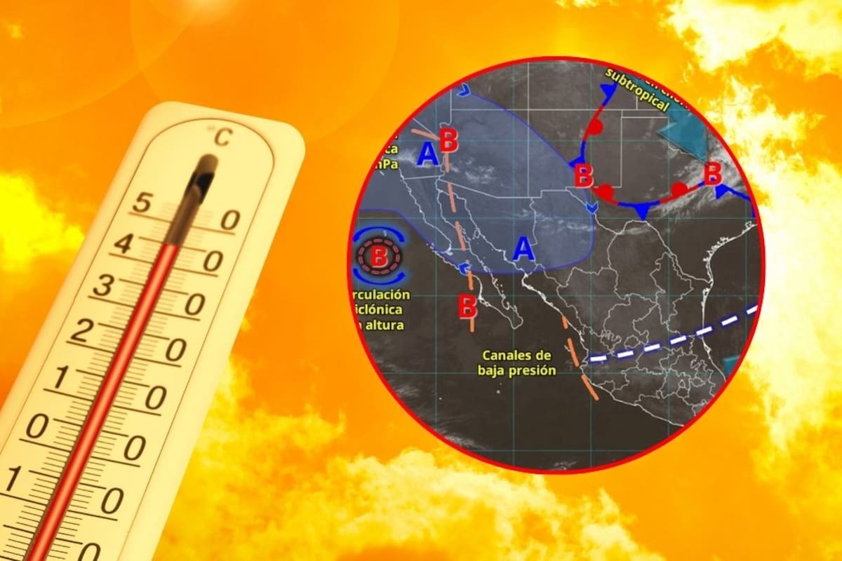 SMN alerta por calor de hasta 45 grados en México: lluvias fuertes, vientos peligrosos y riesgo de inundaciones este 24 de marzo