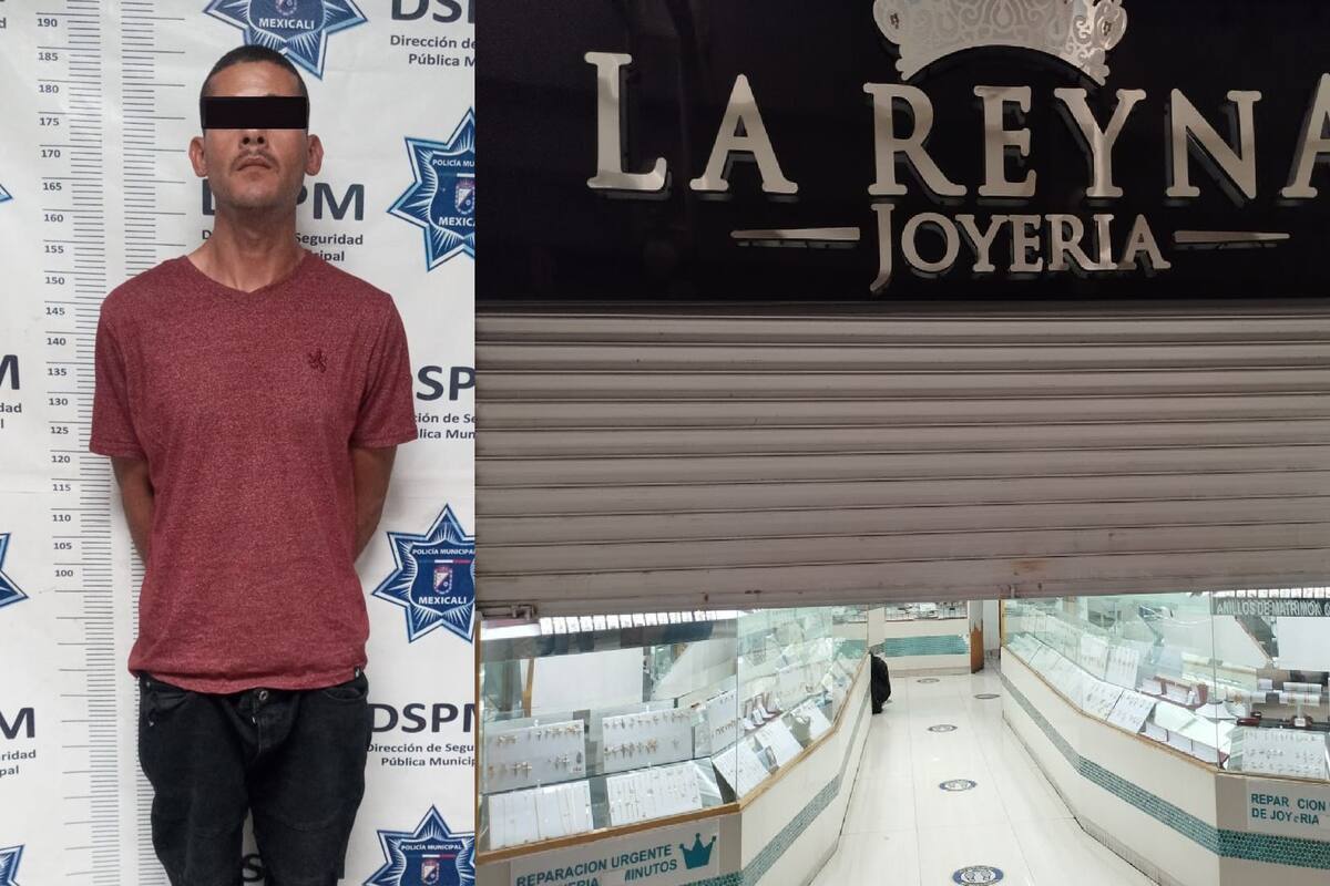 Capturan a sospechoso de asalto a joyería