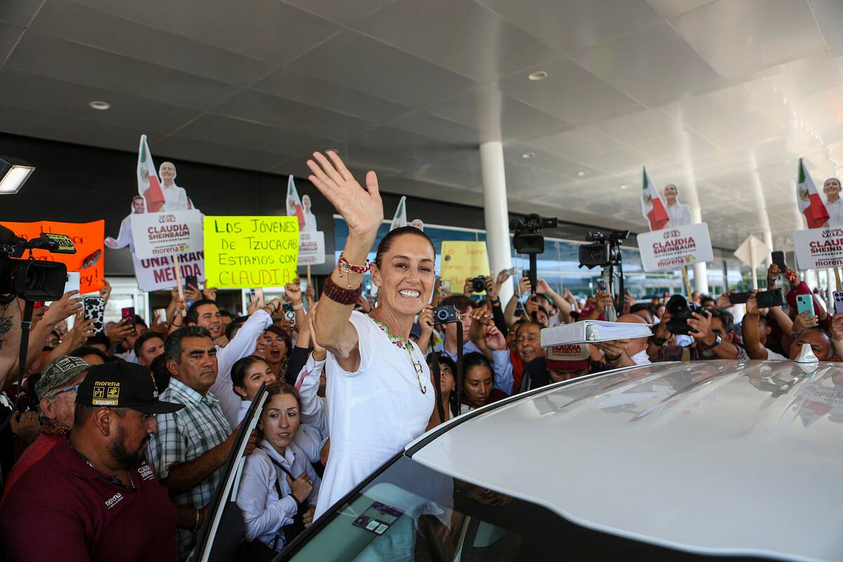 Sheinbaum dice con confianza: “Sí, ganaré la Presidencia”