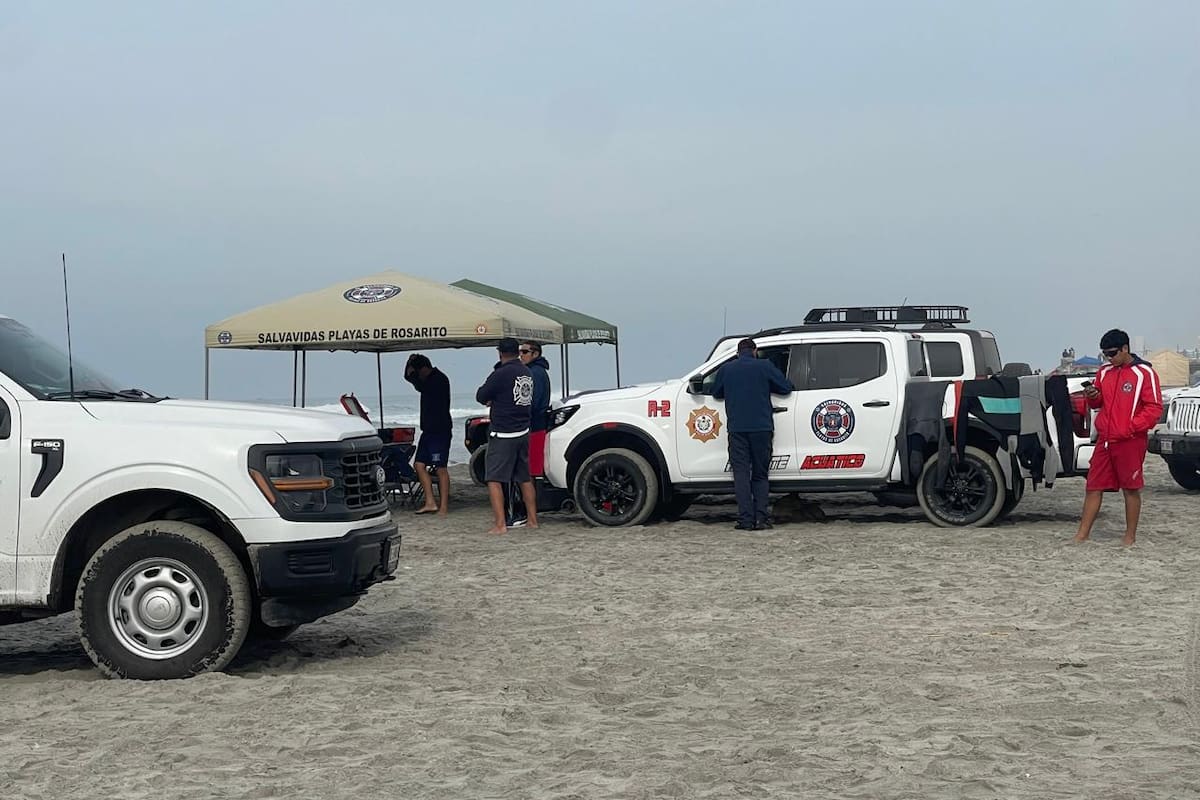 Búsqueda de joven desaparecido en mar de Rosarito continúa en su tercer día; aún no es localizado