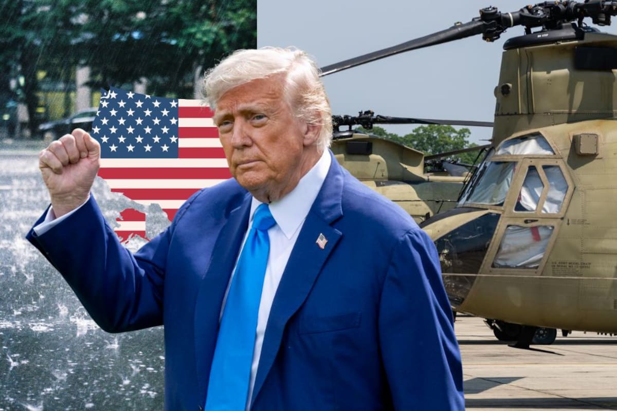 En su cumpleaños Trump defiende polémico desfile militar ‘llueva o haga sol’ mientras miles convocan protestas contra su estilo autoritario