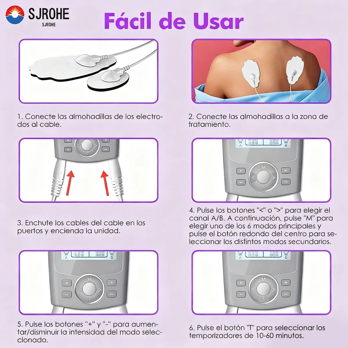 Electroestimulador muscular portátil | Mercado Libre